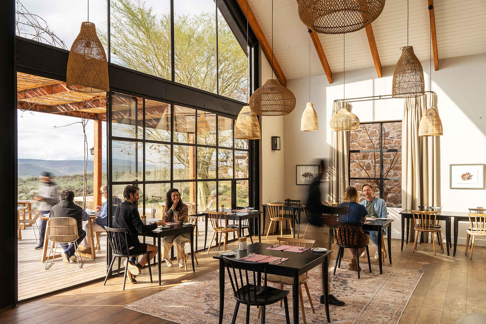 Simbavati Cederberg Ridge Lodge: Das Restaurant Simbavati Cederberg Ridge Lodge: Das Restaurant