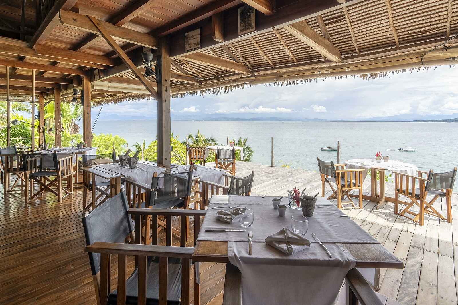 Time + Tide Tsara Komba: Offen gestaltetes Restaurant Time + Tide Tsara Komba: Offen gestaltetes Restaurant