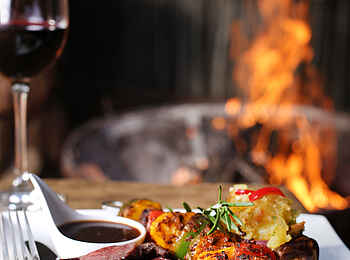 Makweti Safari Lodge: Traditionelles Braai