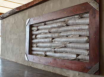 Chobe Elephant Camp: Offener Putz Chobe Elephant Camp: Offener Putz