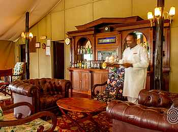 Kirawira Serena Camp: In der Lounge