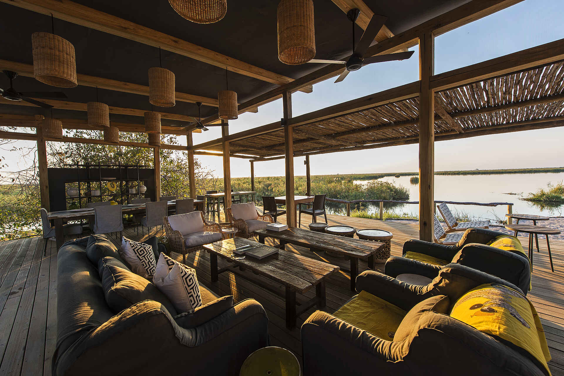 Linyanti Tented Camp: Sitzgruppe