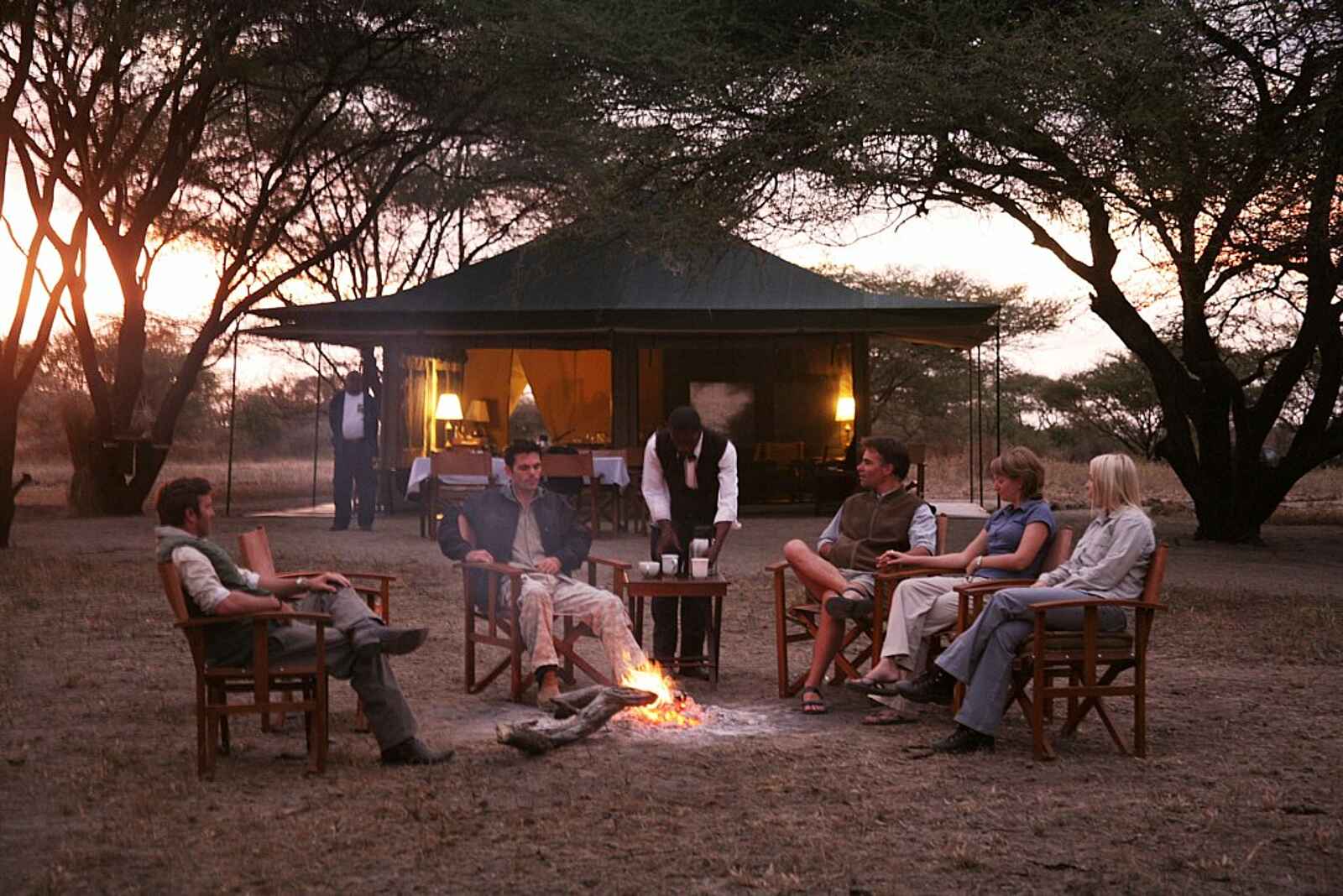 Manyara Ranch: Lagerfeuer Manyara Ranch: Lagerfeuer