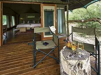Ongava Tented Camp: Private Veranda