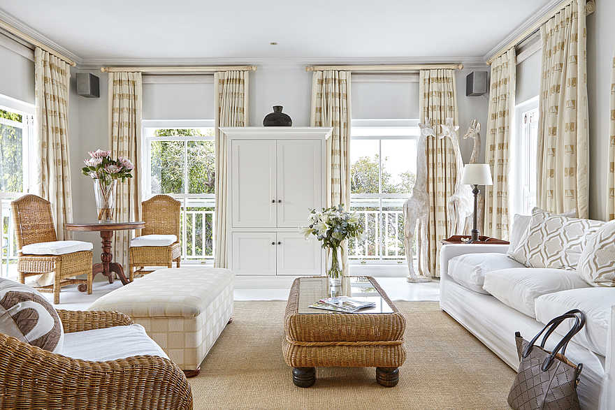 The Plettenberg: Lounge in der Villa Beach House The Plettenberg: Lounge in der Villa Beach House