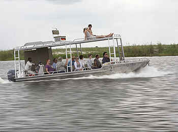 Zambezi Queen: Motorbootausflug