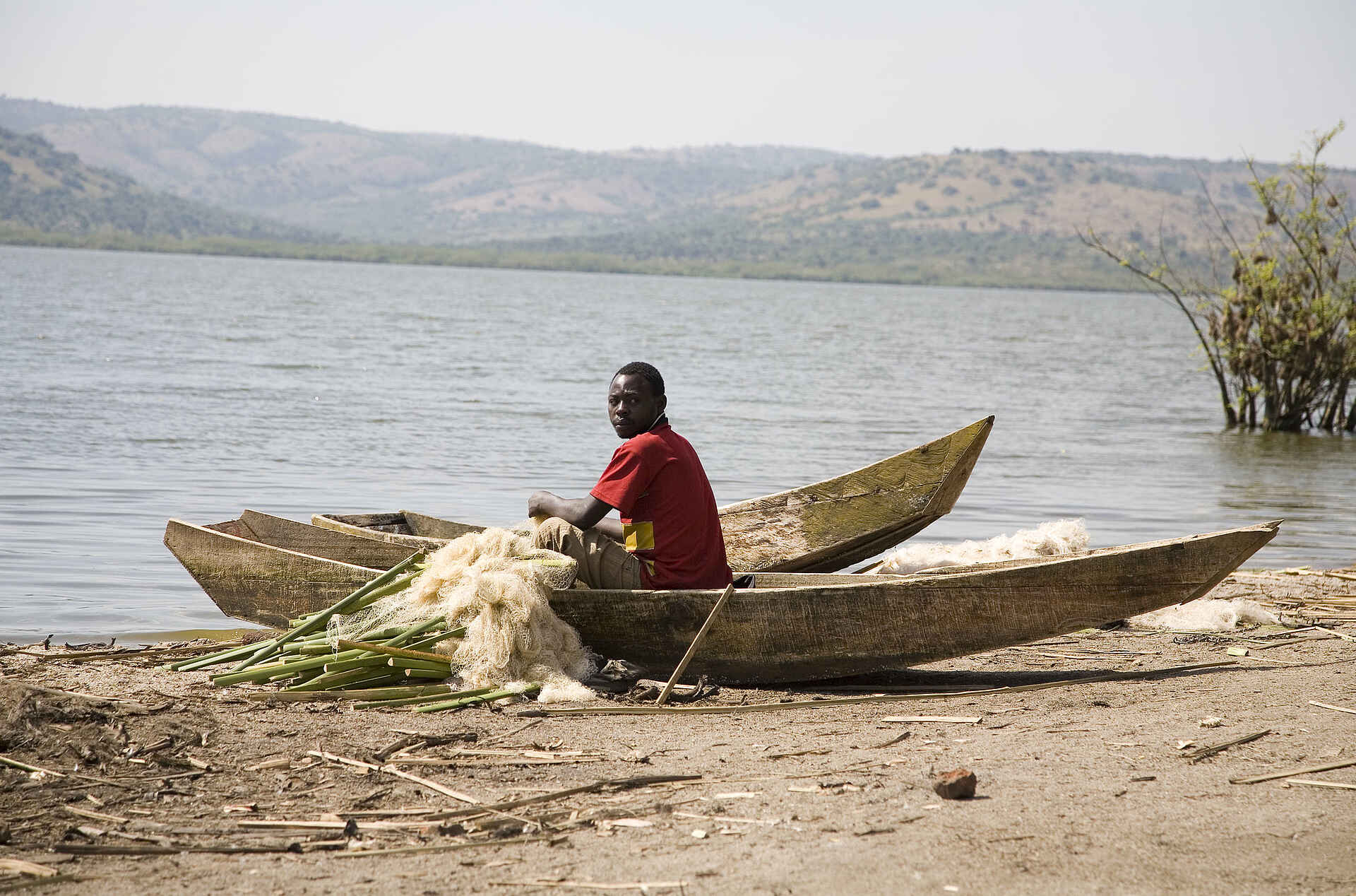 Mihingo Lodge: Fischer am Lake Mburo