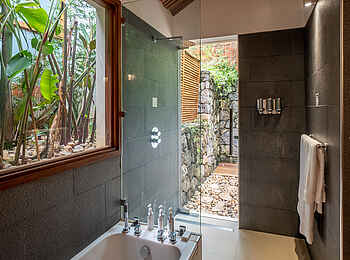 Heaven Boutique Hotel: Die Dusche einer Superior King Suite Heaven Boutique Hotel: Die Dusche einer Superior King Suite