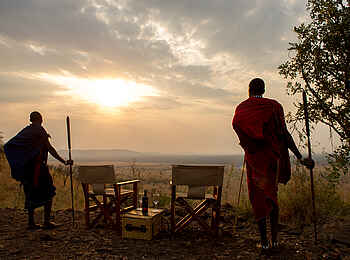 Kubu Kubu Tented Camp: Sonnenuntergang in der Serengeti