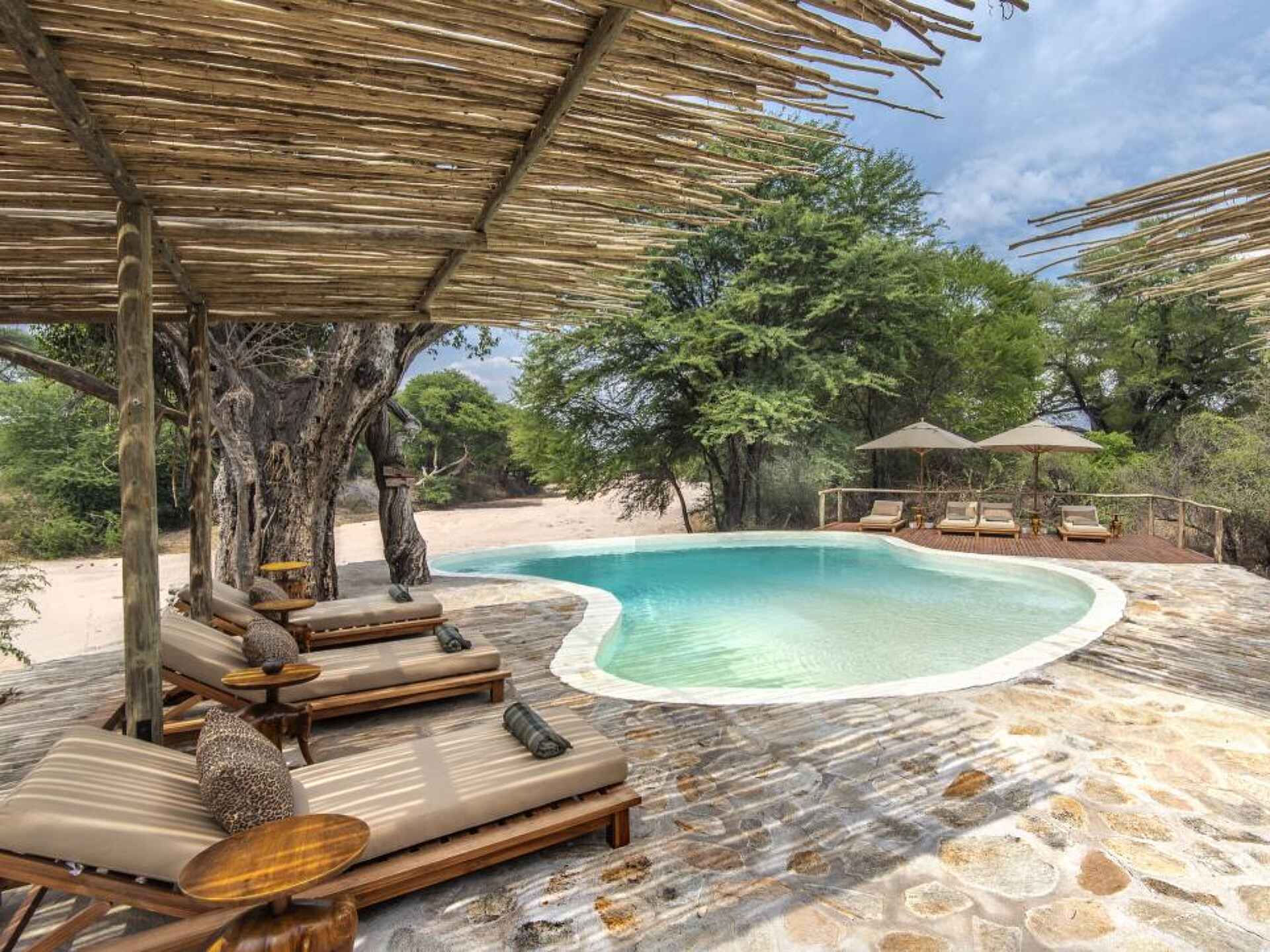 Laba Jongomero Camp: Poolbereich