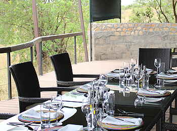 Lemala Kuria Hills: Gedeckter Tisch