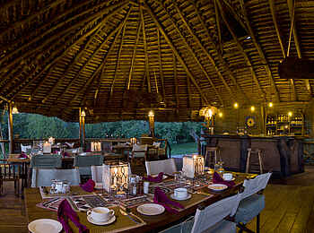 Maweninga Camp: Speisesaal