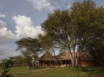 Kusini Serengeti Camp: Blick auf das Gemeinschaftszelt
