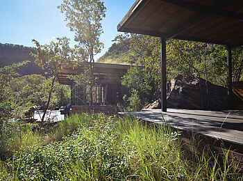 Marataba Mountain Lodge: Terrasse Marataba Mountain Lodge: Terrasse