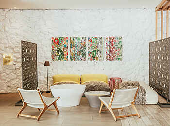 La Pirogue: Eine Loungeecke La Pirogue: Eine Loungeecke