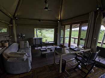 Little Mombo Camp: Zeltinterieur Little Mombo Camp: Zeltinterieur