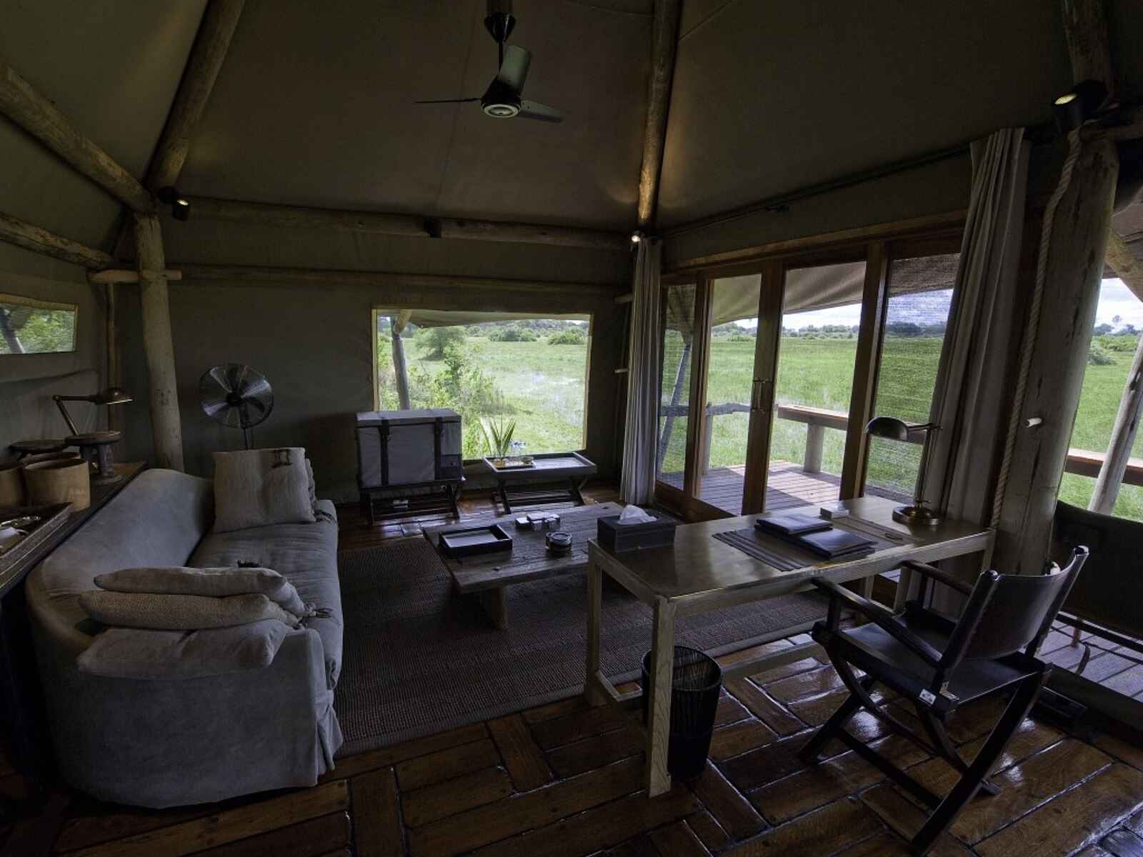 Little Mombo Camp: Zeltinterieur Little Mombo Camp: Zeltinterieur