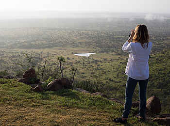 Loisaba Tented Camp: Blick in die Ebene Loisaba Tented Camp: Blick in die Ebene