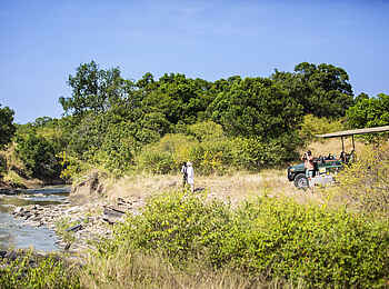 Mara Toto Tree Camp: Kaffeepause bei einer Pirschfahrt