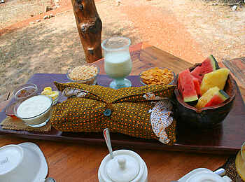 Selous Impala Camp: Frühstücksimpression