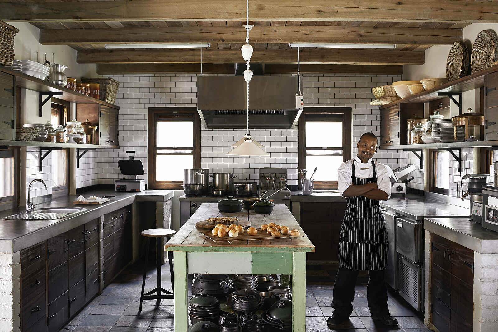 Singita Castleton: In der Küche Singita Castleton: In der Küche