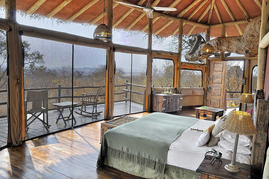Tarangire Treetops: Große Schlafzimmer Tarangire Treetops: Große Schlafzimmer