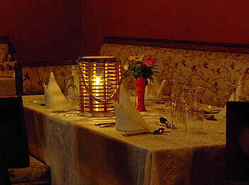 Five Volcanoes Boutique Hotel: Esstisch