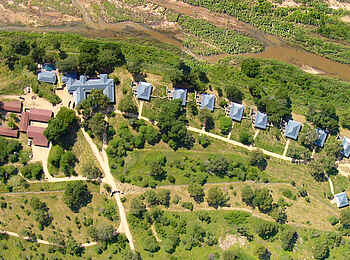 MalaMala Rattrays Camp: Luftbild des Rattrays MalaMala Rattrays Camp: Luftbild des Rattrays