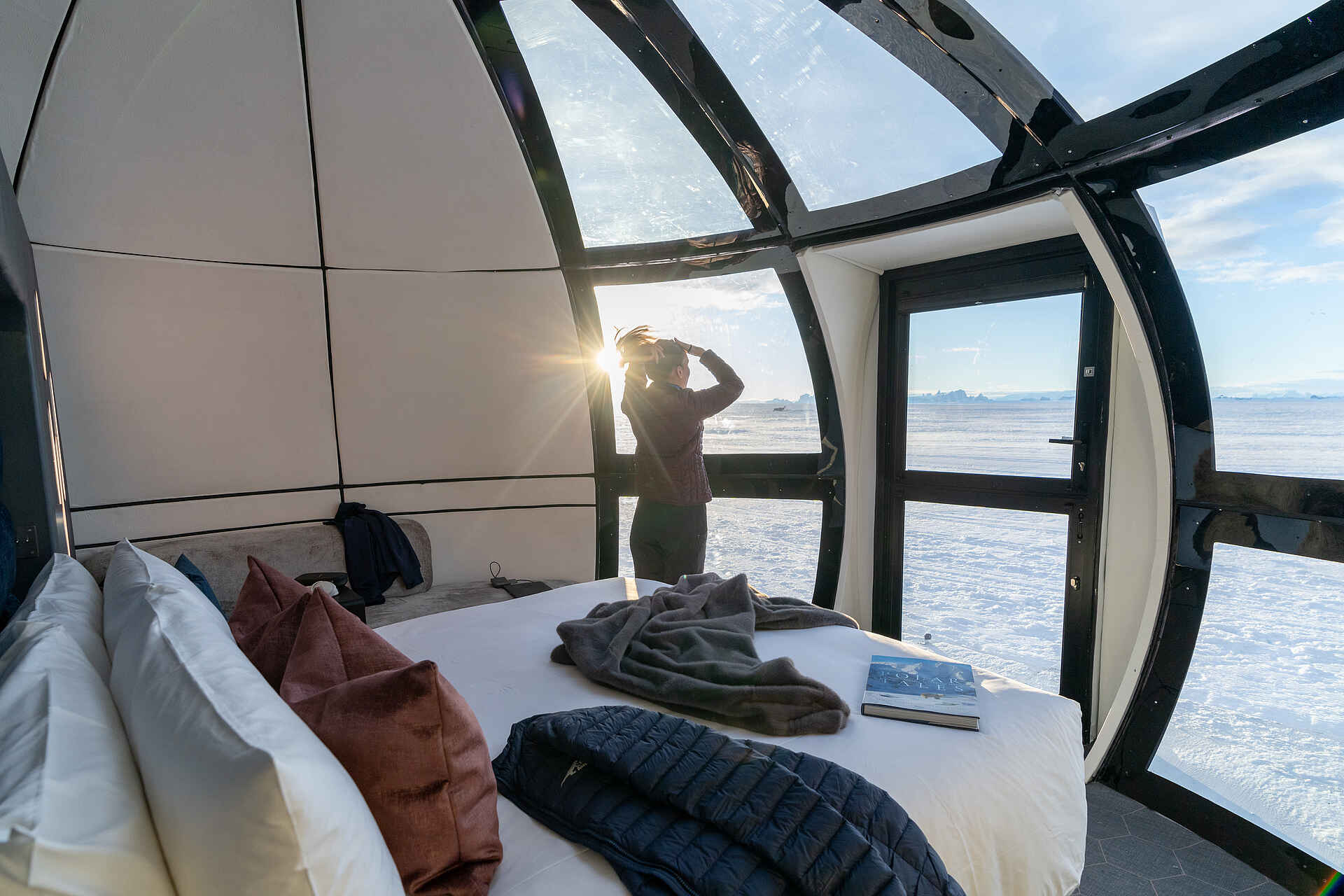 Echo Camp: Gästeunterkunft mit Glasfront