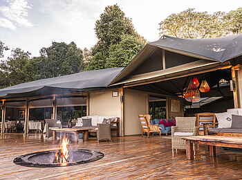 Governors' Il Moran Camp: Terrasse