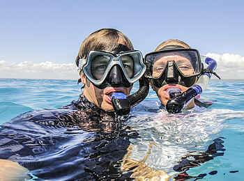 Ibo Island Lodge: Gäste beim Tauchen