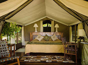 Little Governors' Camp: Blick ins Zelt Little Governors' Camp: Blick ins Zelt