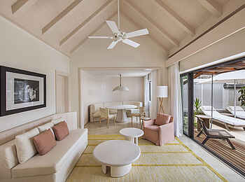 LUX Belle Mare: Blick in die Ocean Villa LUX Belle Mare: Blick in die Ocean Villa