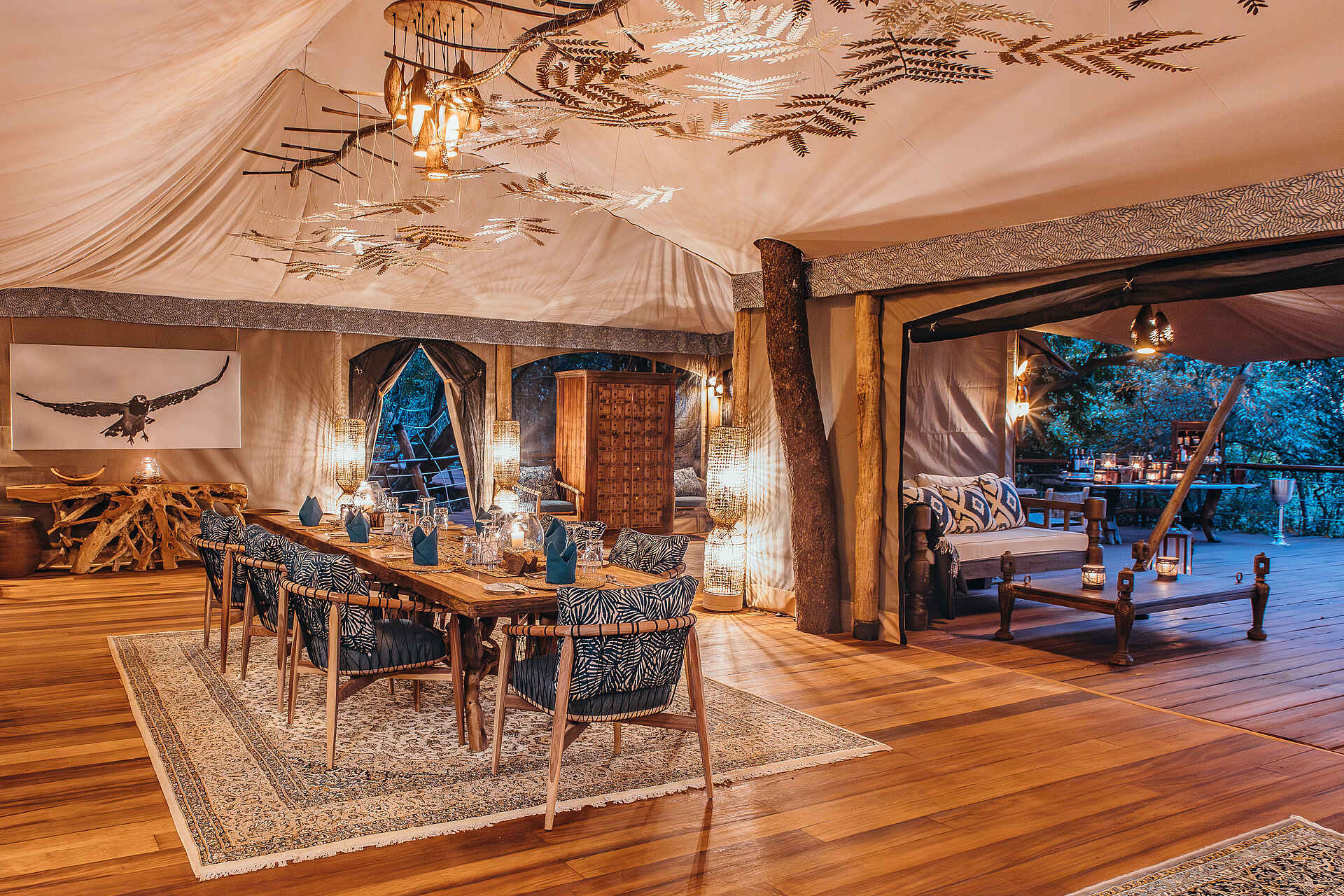 Mara Toto Tree Camp: Dinnertafel