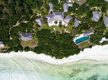 Qambani Luxury Resort: Luftbild