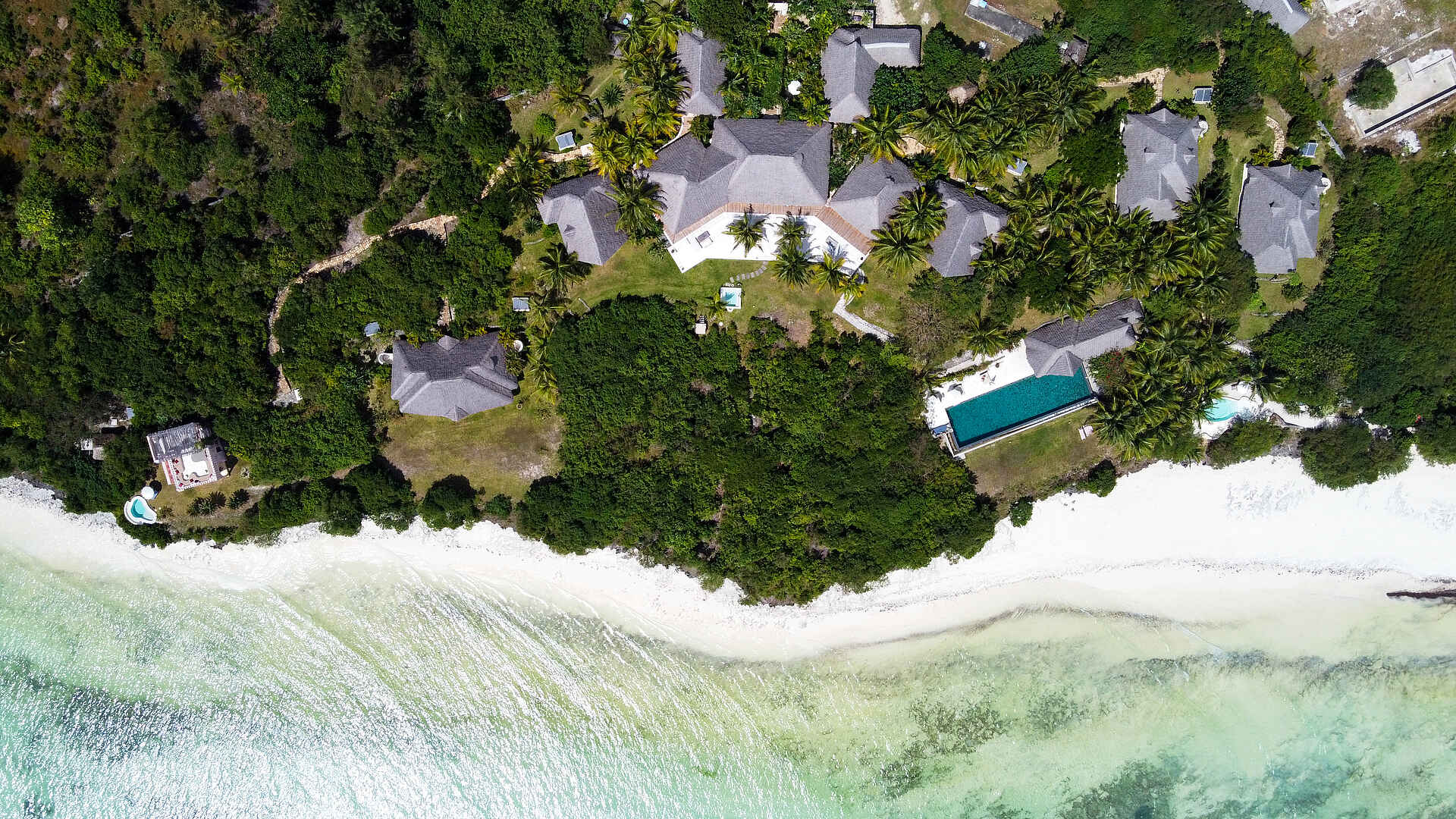 Qambani Luxury Resort: Luftbild