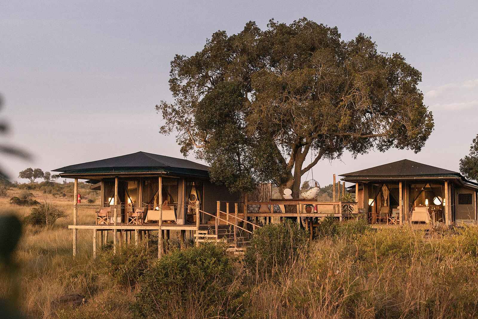 Serian's Kimya Kimya: Blick auf ein Gästezelt Serian's Kimya Kimya: Blick auf ein Gästezelt