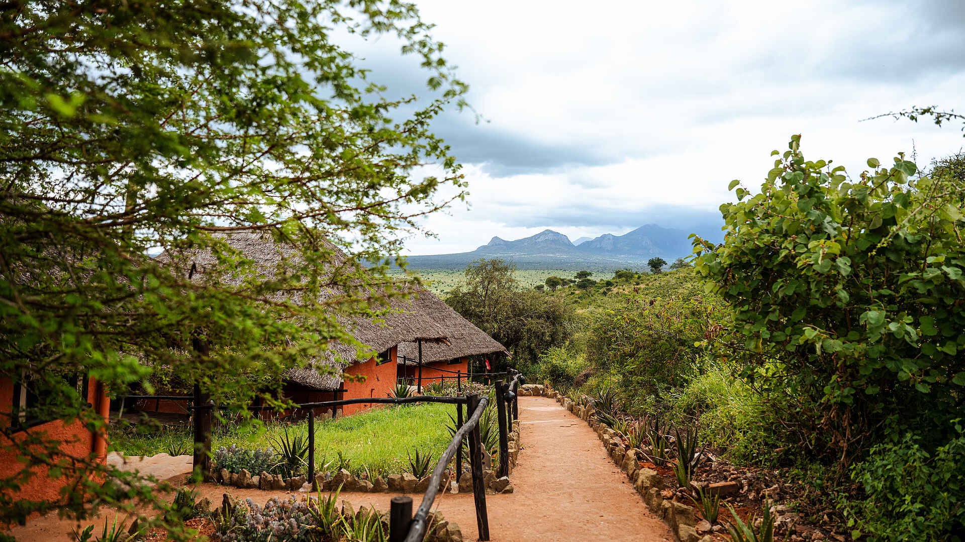 Soroi Leopards Lair Cottages: Blick auf Cottages und Umgebung