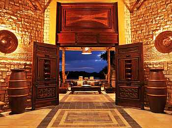 David Livingstone Safari Lodge: Loungebereich David Livingstone Safari Lodge: Loungebereich