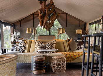 Gomoti Private Camp: Lounge