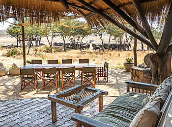 Sable Valley Lodge: Auf der Terrasse Sable Valley Lodge: Auf der Terrasse