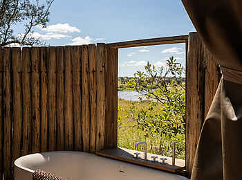Singita Mara River Tented Camp: Die Badewanne Singita Mara River Tented Camp: Die Badewanne