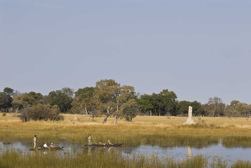 Xaranna Okavango Delta Camp: Mokoro-Fahrt Xaranna Okavango Delta Camp: Mokoro-Fahrt