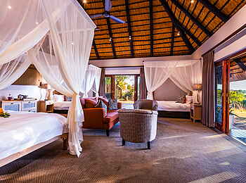 Inyati Game Lodge: Blick ins Familienchalet