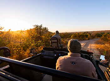 Inyati Game Lodge: Pirschfahrt mit Spotter und Guide