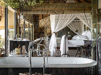 Singita Ebony Lodge: Badewanne der Gästesuite Singita Ebony Lodge: Badewanne der Gästesuite