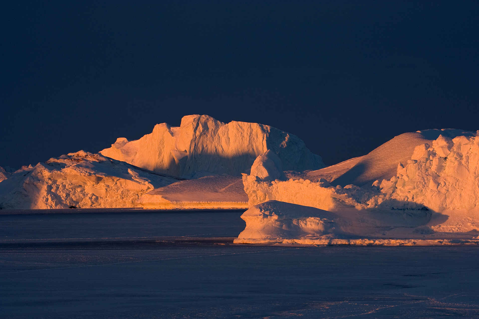 White Desert: Sonnenuntergang