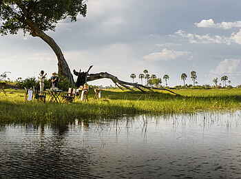 Xigera Safari Lodge: Kaffeepause Xigera Safari Lodge: Kaffeepause