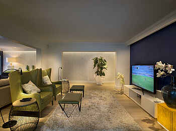 AtholPlace Hotel & Villa: Das TV Zimmer der Villa AtholPlace Hotel & Villa: Das TV Zimmer der Villa