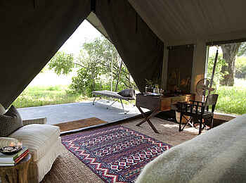 Machaba Camp: Gästezelt Machaba Camp: Gästezelt